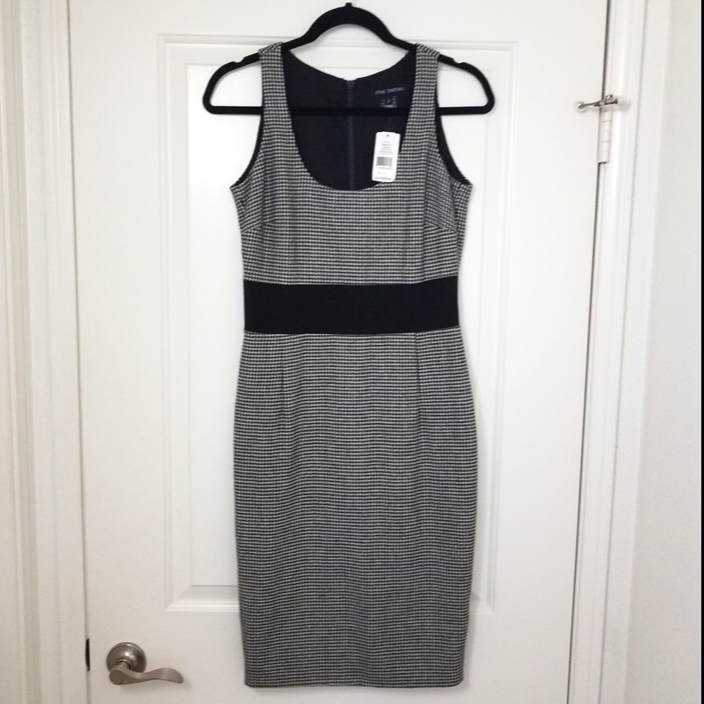 Pink Tartan NWT Wool Blend Houndstooth Dress Sz 2
